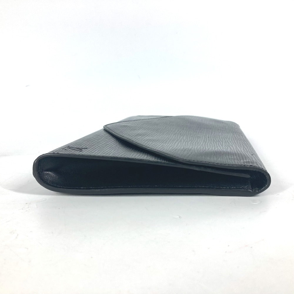 LOUIS VUITTON Clutch bag Epi Leather black Epi Art deco Women