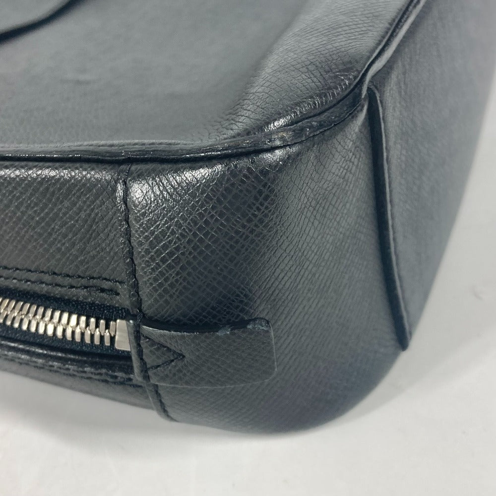 LOUIS VUITTON Business bag Taiga Leather black Taiga Neo Alexander mens