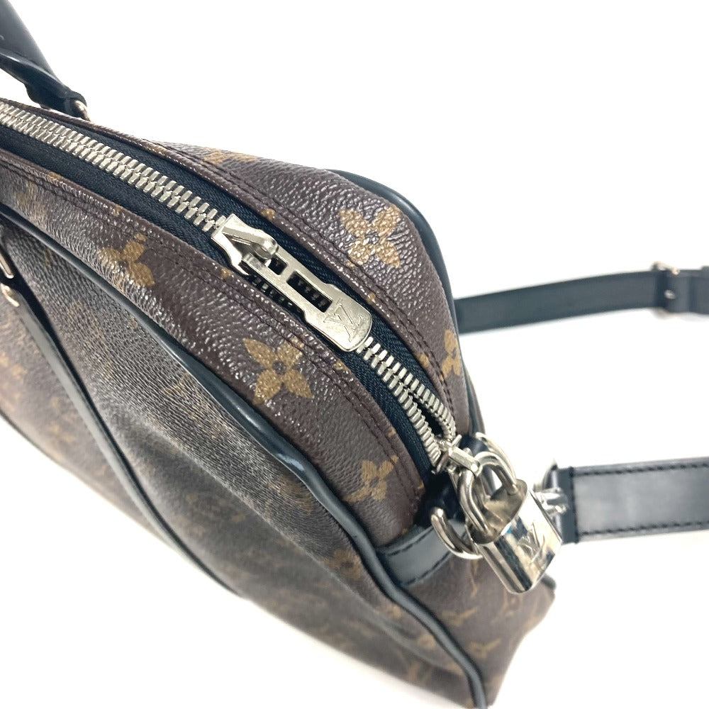 LOUIS VUITTON Business bag Monogram macacer canvas Brown Monogram macacer Porto Document Voyage PDV PM mens