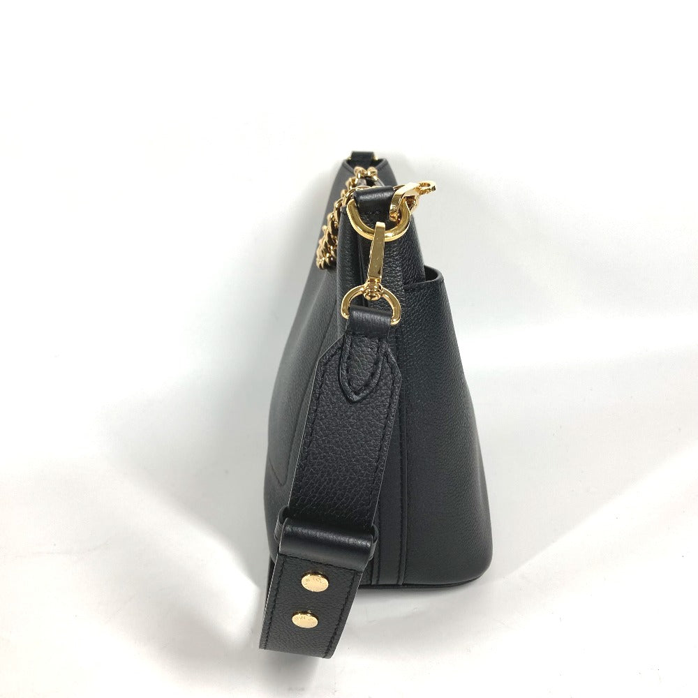LOUIS VUITTON Shoulder Bag Calf leather black Rock & Walk