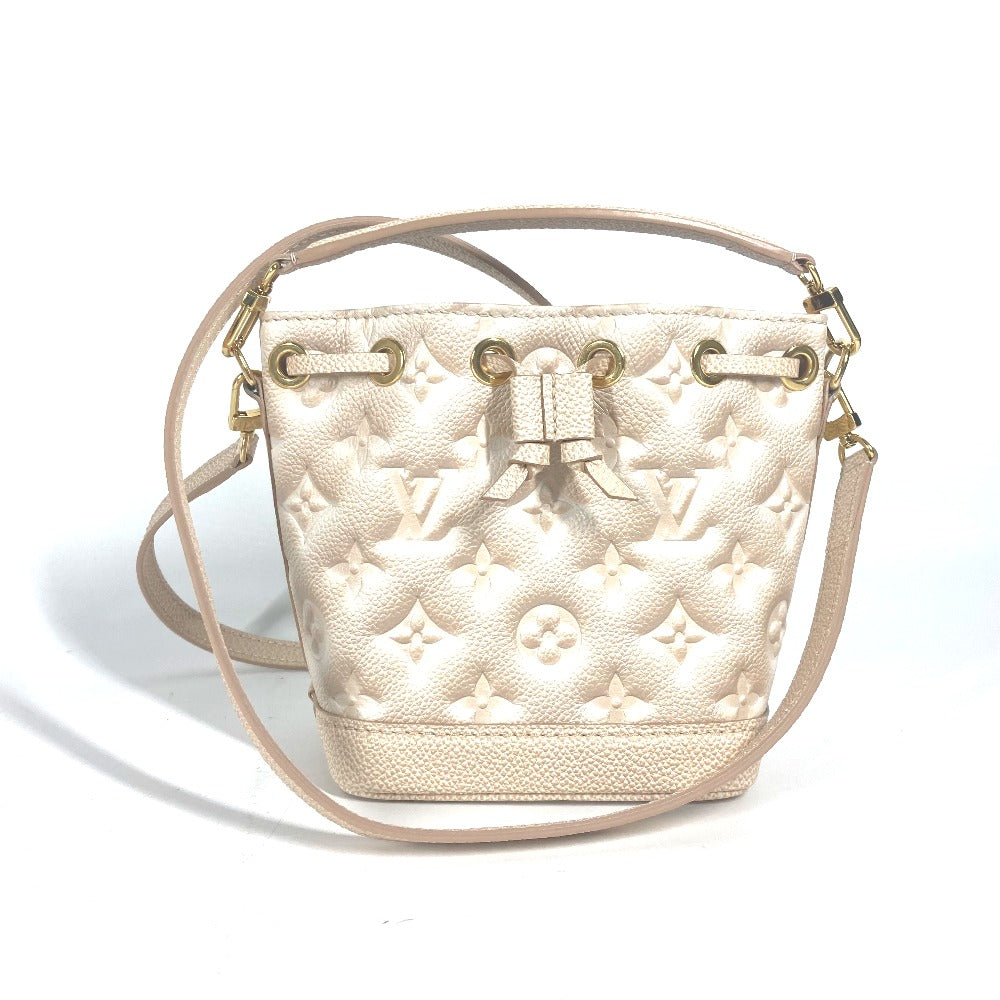 LOUIS VUITTON Shoulder Bag Monogram Ann Platt Leather beige Monogram Ann Platt Nanonoe Summer Stardust