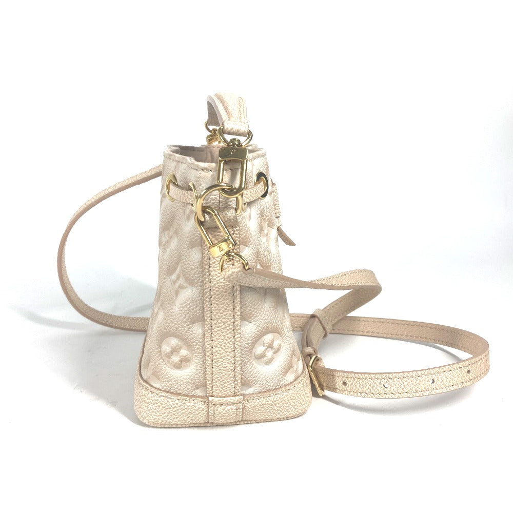 LOUIS VUITTON Shoulder Bag Monogram Ann Platt Leather beige Monogram Ann Platt Nanonoe Summer Stardust