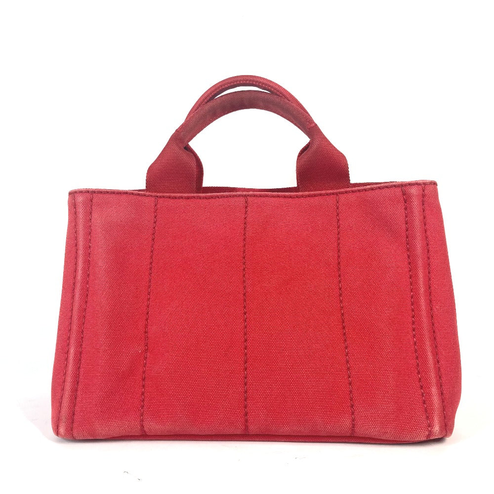 PRADA Tote Bag canvas Red With logo Canapa CANAPA MINI Women