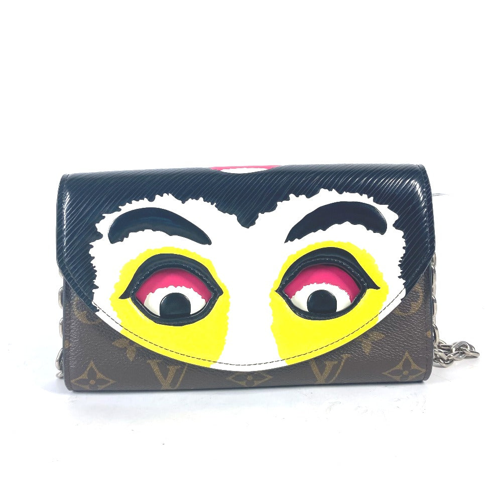 LOUIS VUITTON Shoulder Bag Monogram canvas, leather Brown Epi Monogram Kansai Yamamoto pochette kabuki mask