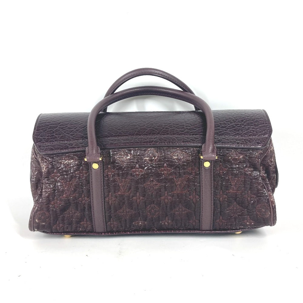 LOUIS VUITTON Handbag Coated canvas, leather purple Monogram Volupte Botte