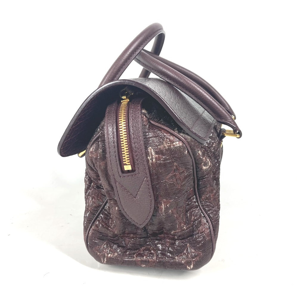LOUIS VUITTON Handbag Coated canvas, leather purple Monogram Volupte Botte