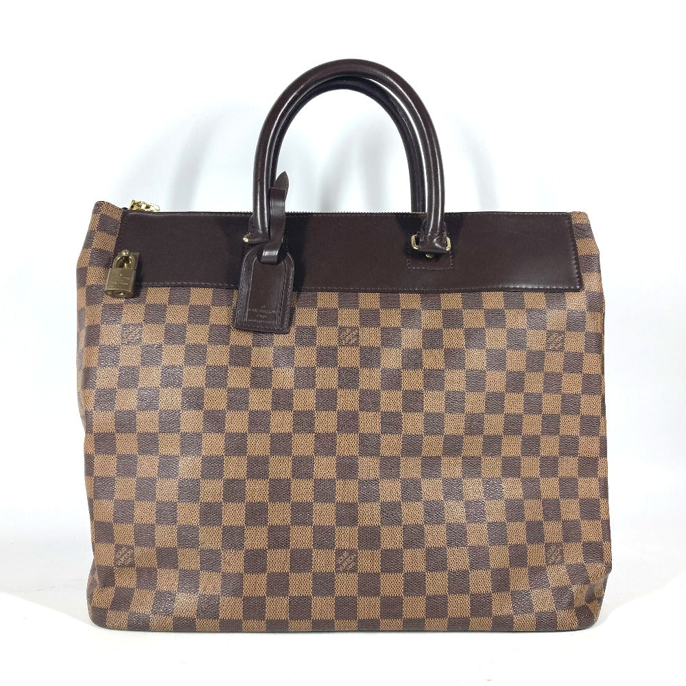 LOUIS VUITTON Handbag Damier canvas Brown Damier Greenwich PM