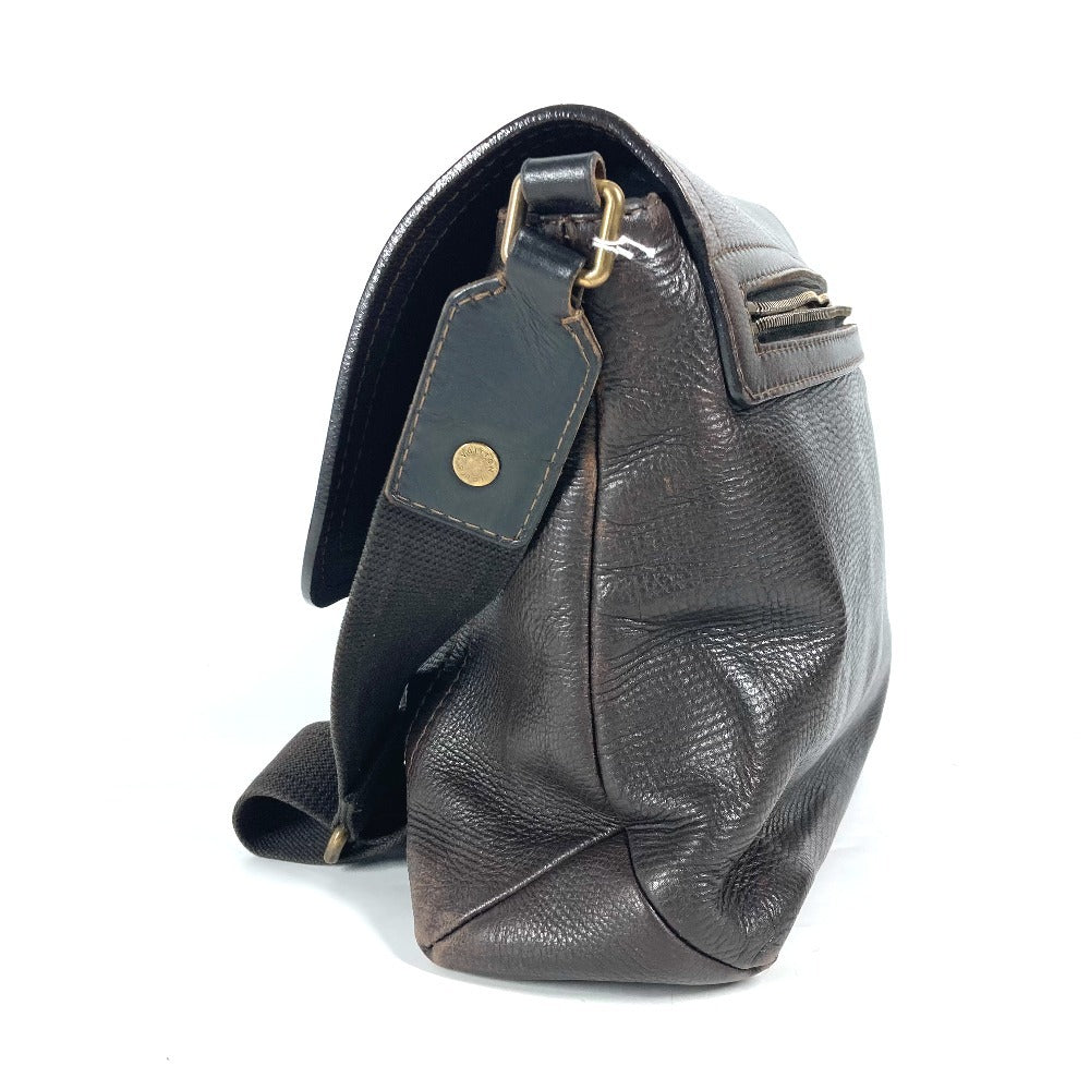 LOUIS VUITTON Shoulder Bag Utah leather Brown Utah Ohama