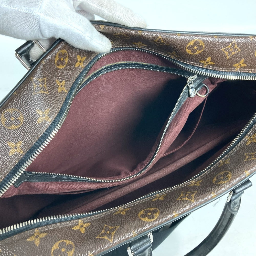LOUIS VUITTON Business bag M40224 Monogram macacer canvas Brown Monogram macacer Porto Documan  VowayajuGM mens