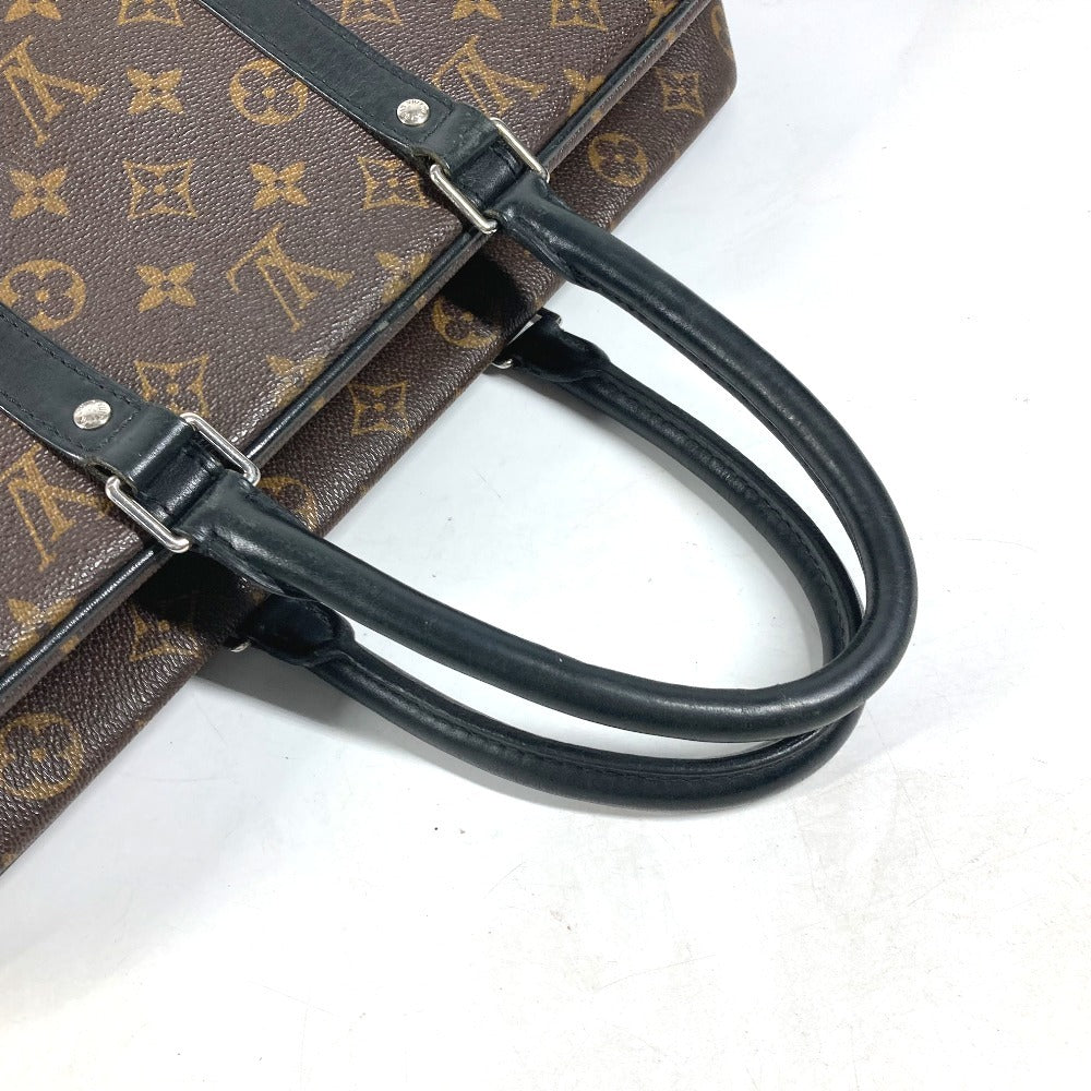 LOUIS VUITTON Business bag M40224 Monogram macacer canvas Brown Monogram macacer Porto Documan  VowayajuGM mens
