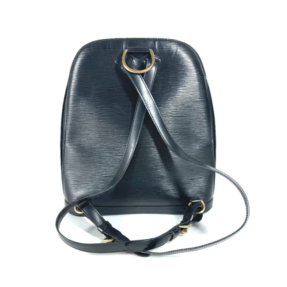 LOUIS VUITTON Backpack Epi Leather black Epi Coblanc