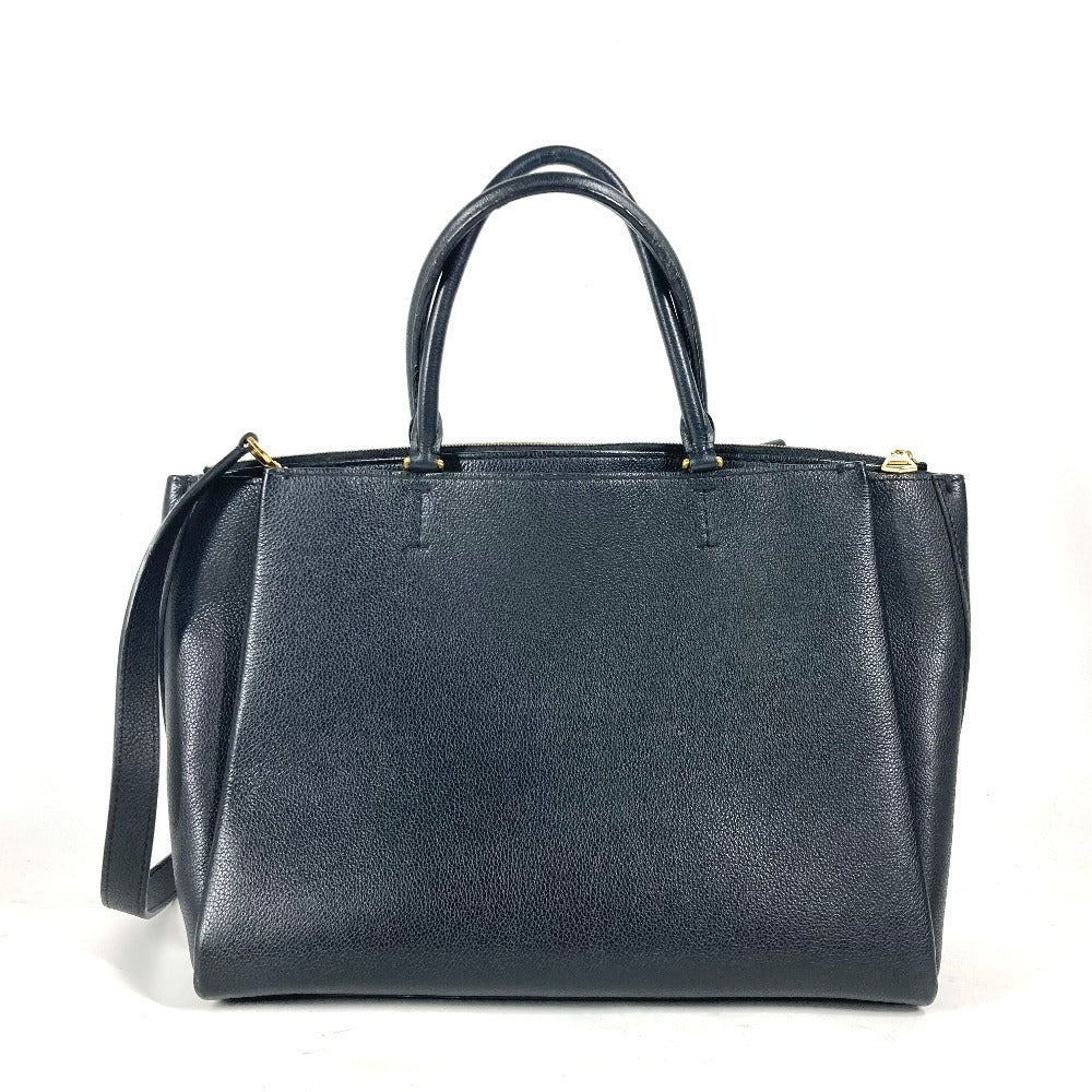 LOUIS VUITTON Shoulder Bag leather black With tassel Rock meat