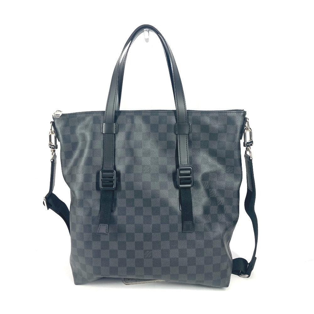 LOUIS VUITTON Shoulder Bag Damier Grafitto Canvas black Damier Grafitte Skyline unisex(Unisex)