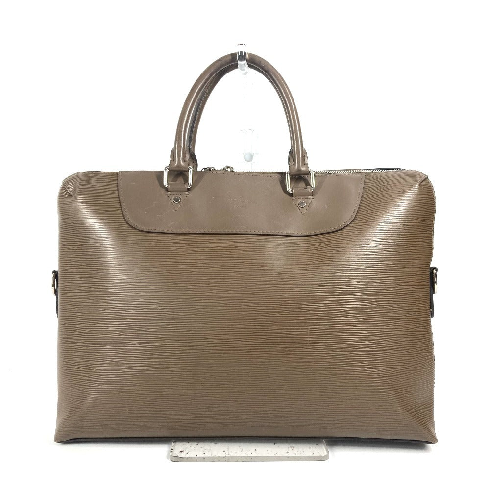 LOUIS VUITTON Business bag Epi Leather Brown Epi Porto de Cumanjour PDJ mens