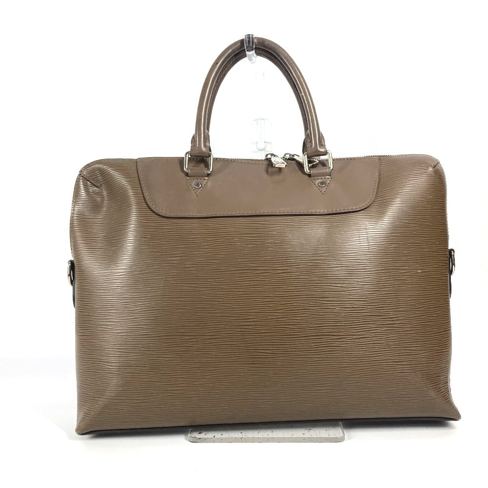 LOUIS VUITTON Business bag Epi Leather Brown Epi Porto de Cumanjour PDJ mens