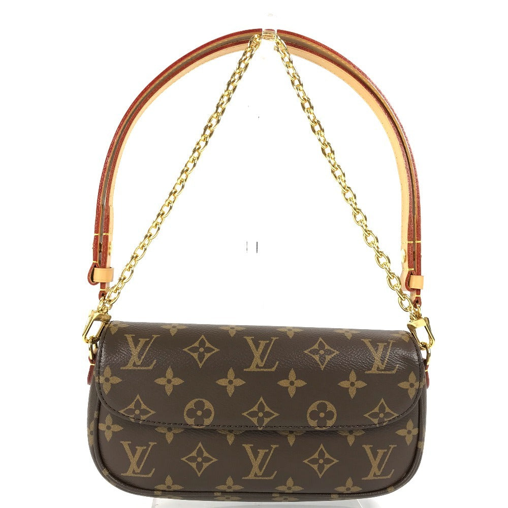 LOUIS VUITTON Shoulder Bag Monogram canvas Brown Monogram Wallet on Chain Ivy