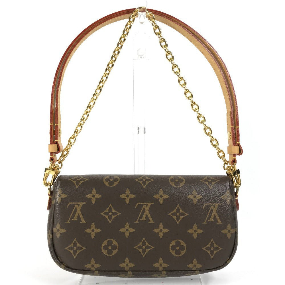 LOUIS VUITTON Shoulder Bag Monogram canvas Brown Monogram Wallet on Chain Ivy