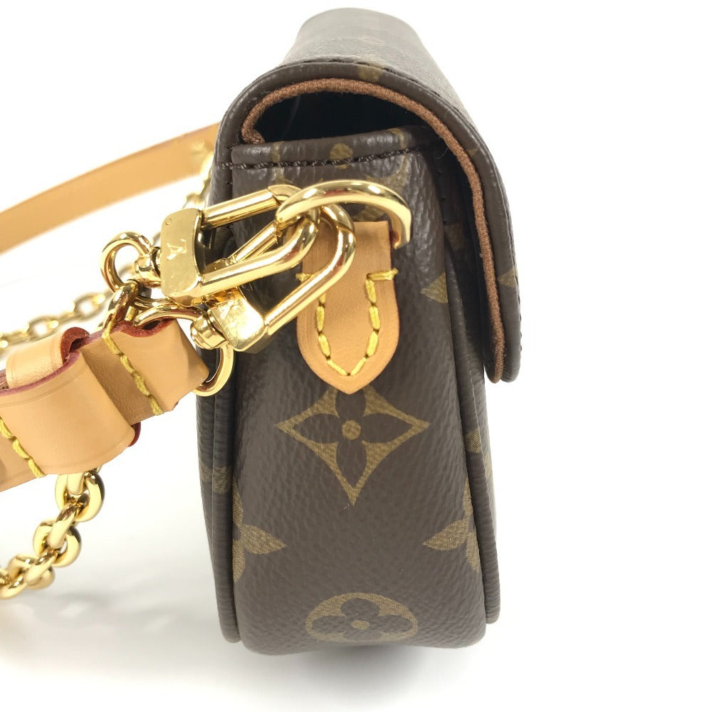 LOUIS VUITTON Shoulder Bag Monogram canvas Brown Monogram Wallet on Chain Ivy