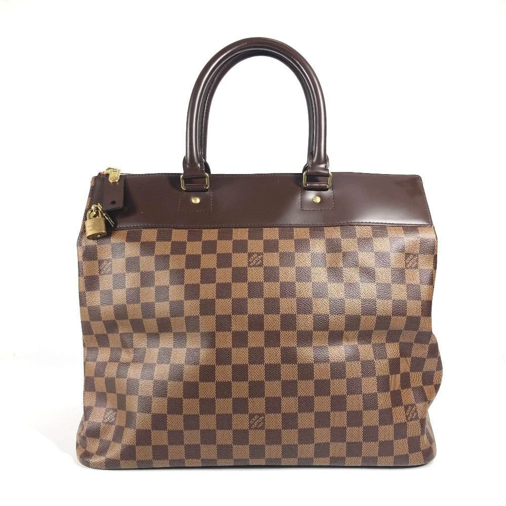 LOUIS VUITTON Handbag Damier canvas Brown Damier Greenwich PM