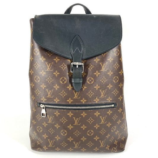 LOUIS VUITTON Backpack Monogram Macassar canvas, leather Brown Monogram macacer Parc