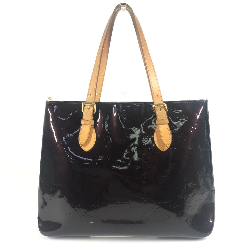 LOUIS VUITTON Shoulder Bag Monogram Vernis Canvas purple Monogram Vernis Brentwood