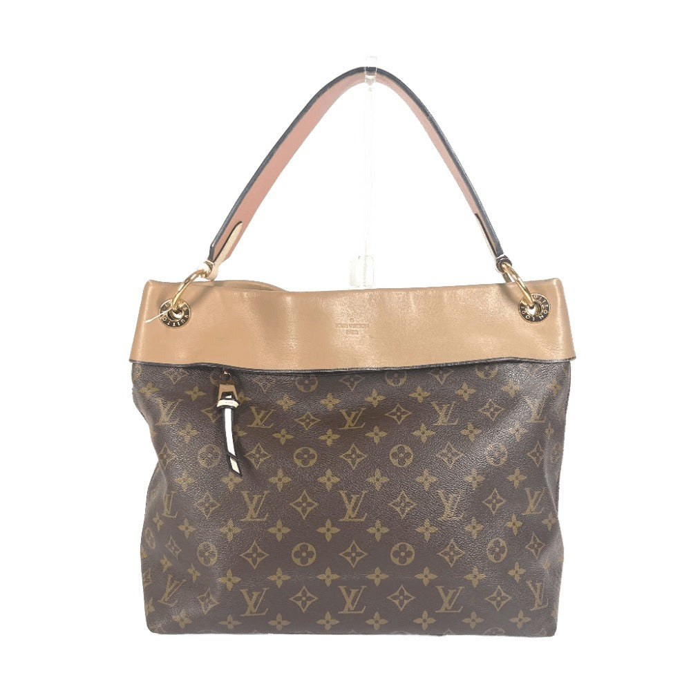 LOUIS VUITTON Shoulder Bag Monogram canvas, leather beige Monogram Tuyle Lee Hobo