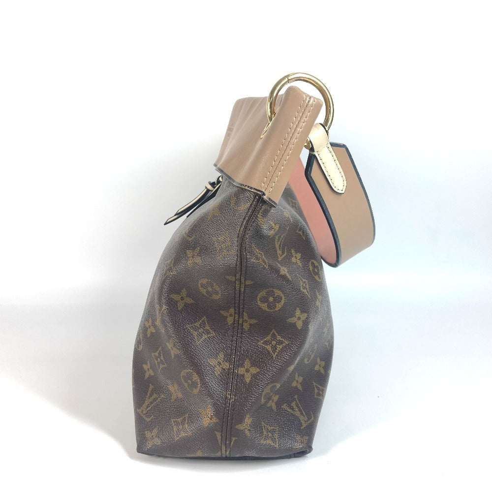 LOUIS VUITTON Shoulder Bag Monogram canvas, leather beige Monogram Tuyle Lee Hobo