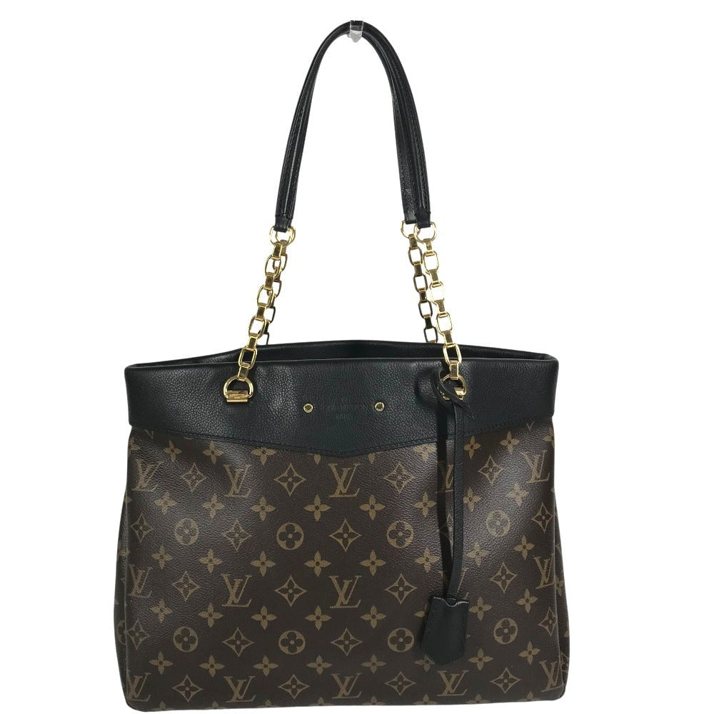 LOUIS VUITTON Shoulder Bag Monogram canvas, leather Brown Monogram Parashopper