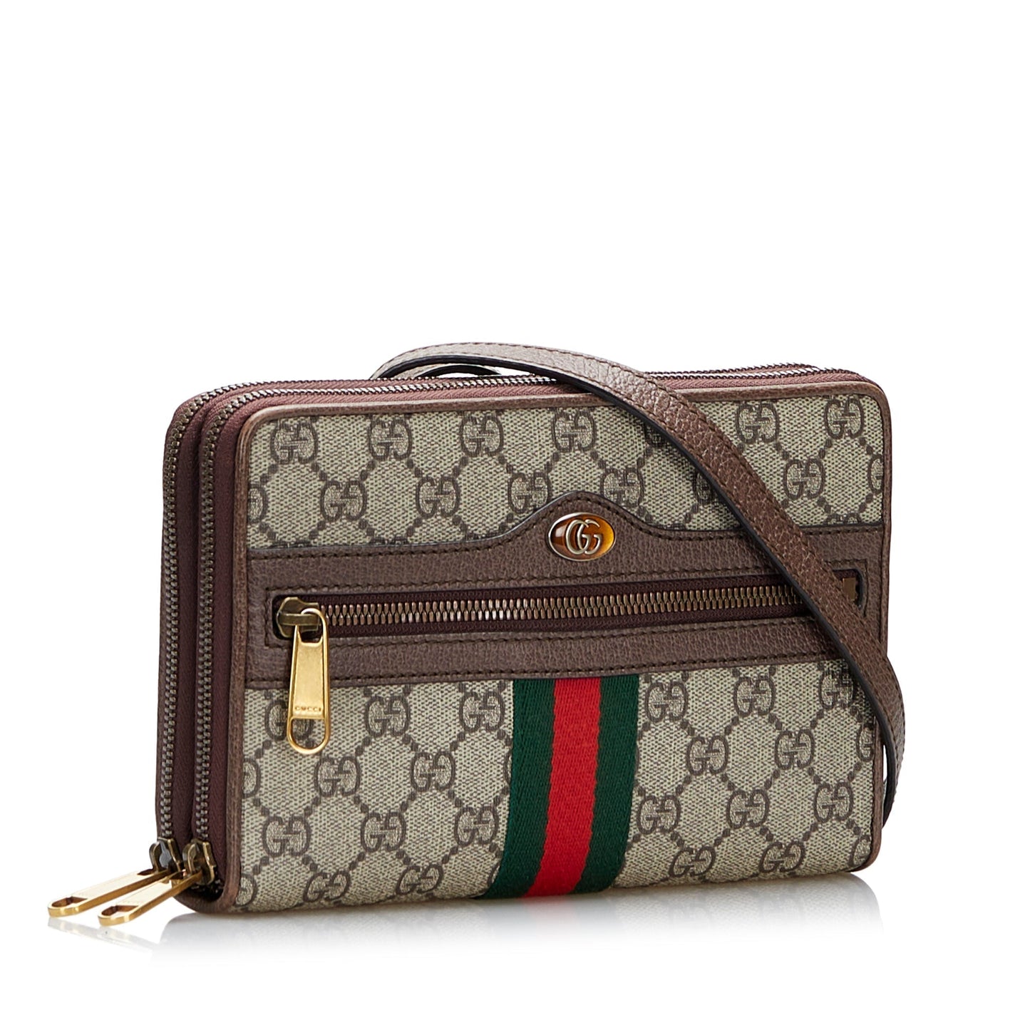 Gucci Ophidia Leather Canvas Crossbody Style 2