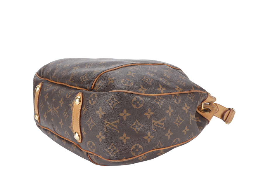 LOUIS VUITTON GALLIERA PM MONOGRAM CANVAS GOLD HARDWARE WITH DUST COVER Handbag