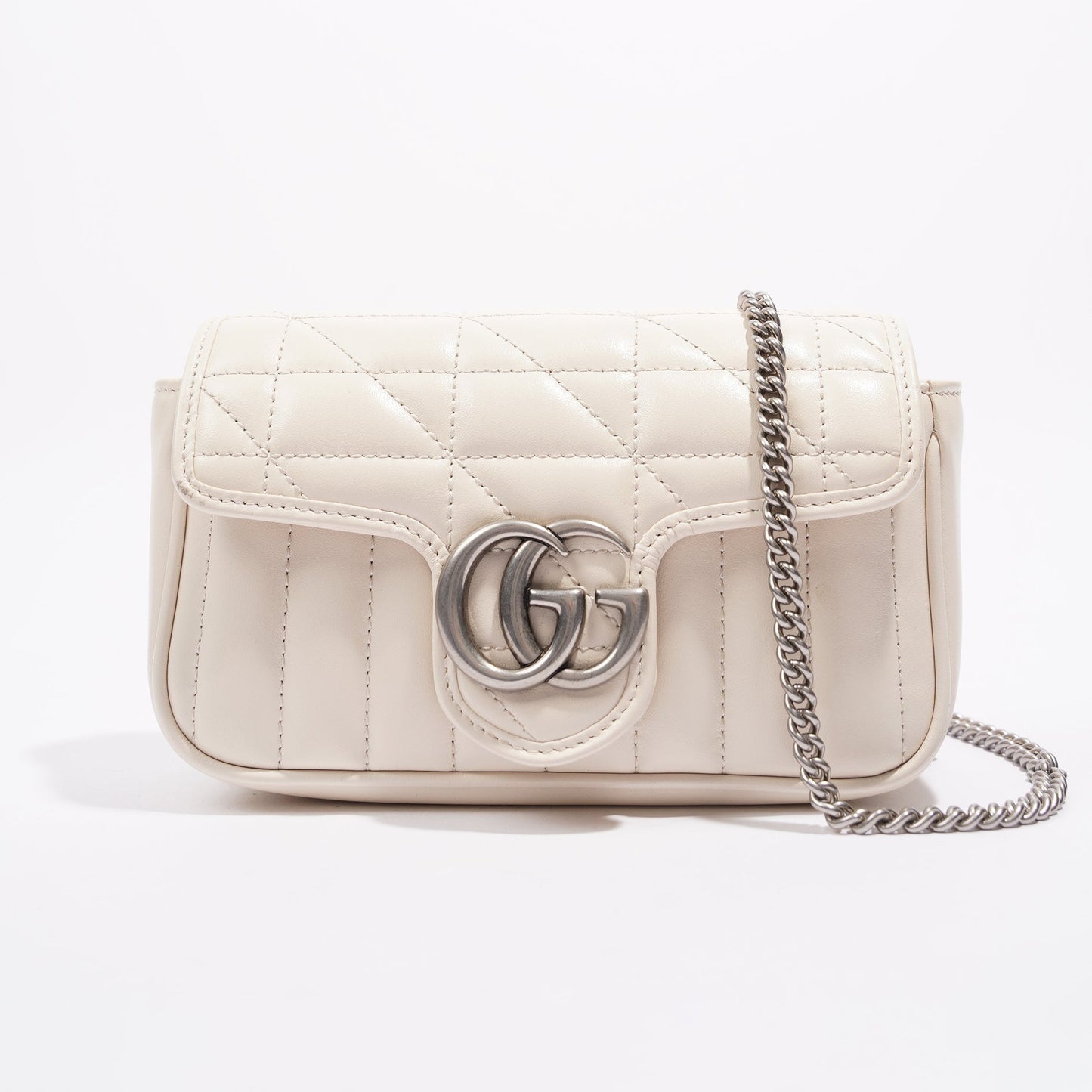 Gucci Lou Monogram Leather Mini Crossbody