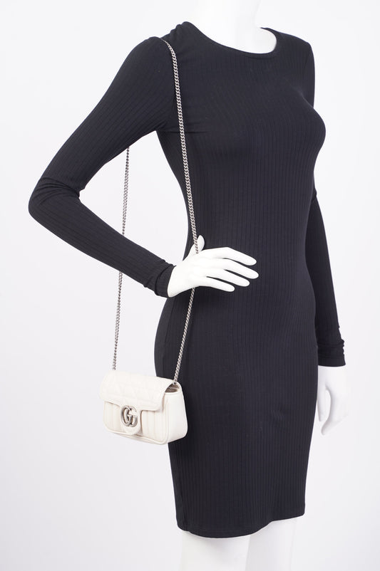 Gucci Lou Monogram Leather Mini Crossbody