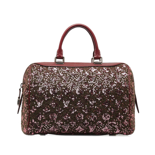 Burgundy Louis Vuitton Monogram Sunshine Express Boston Bag