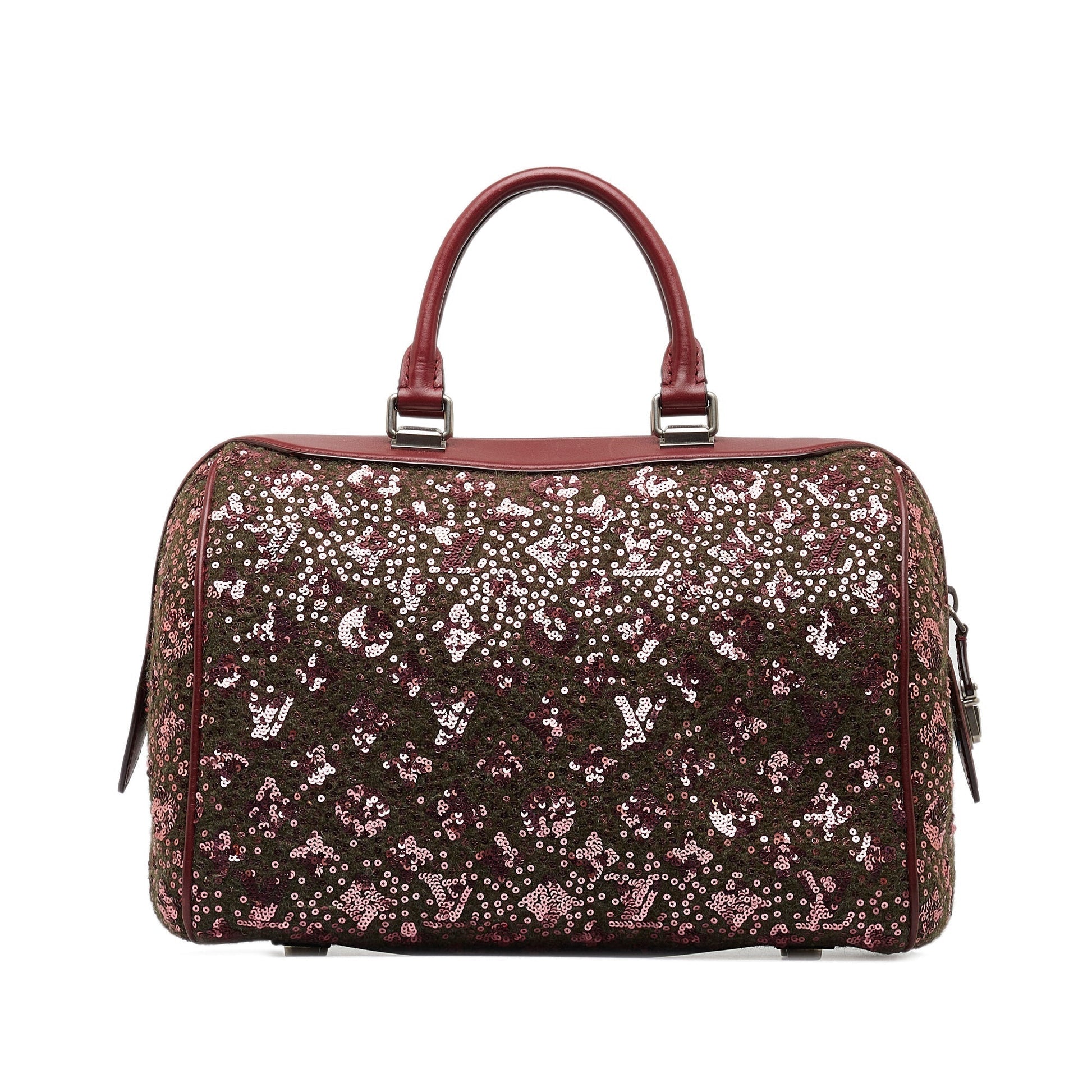 Burgundy Louis Vuitton Monogram Sunshine Express Boston Bag