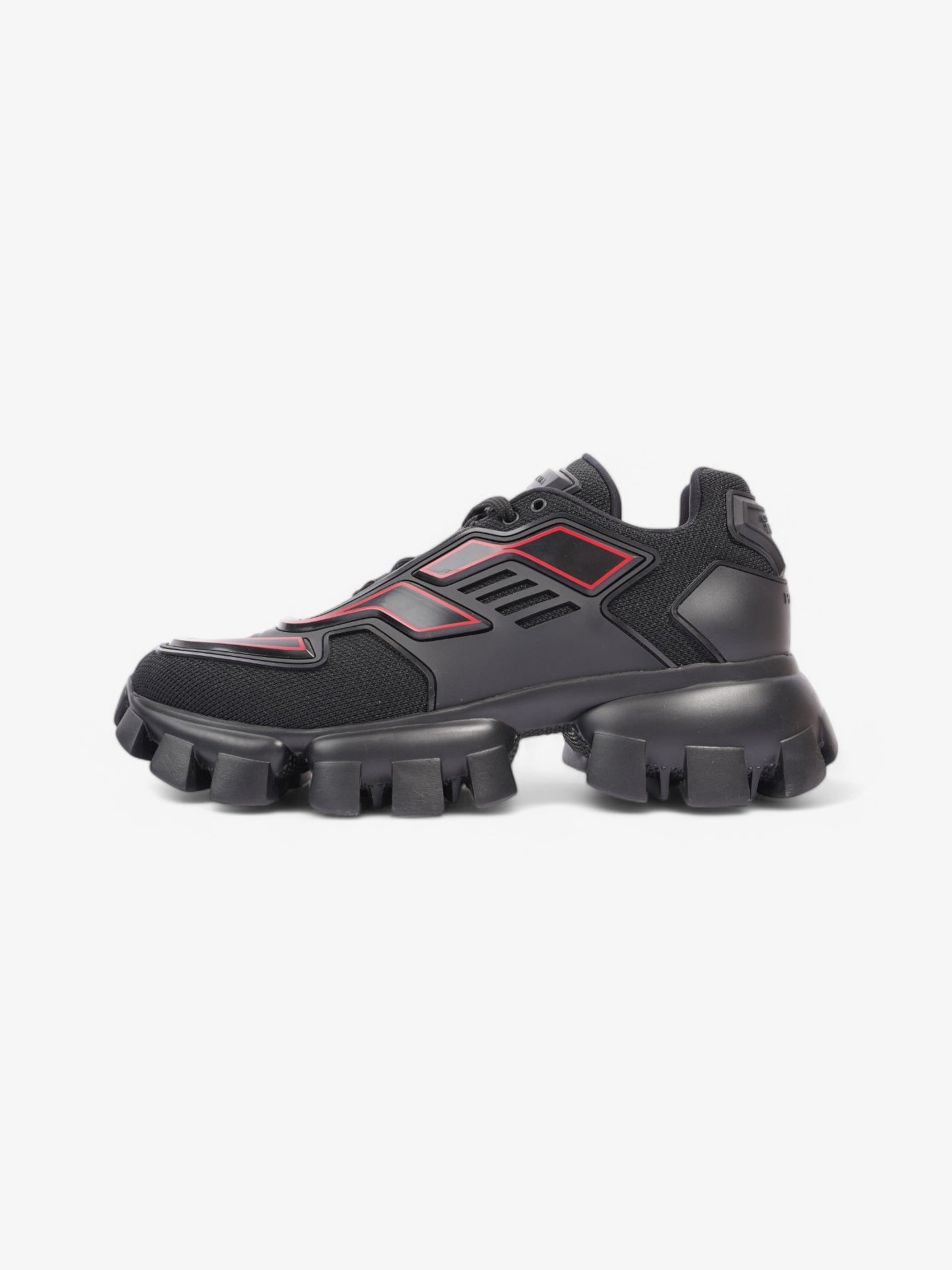 Prada Cloudbust Thunder Black / Red Mesh EU 41 UK 7