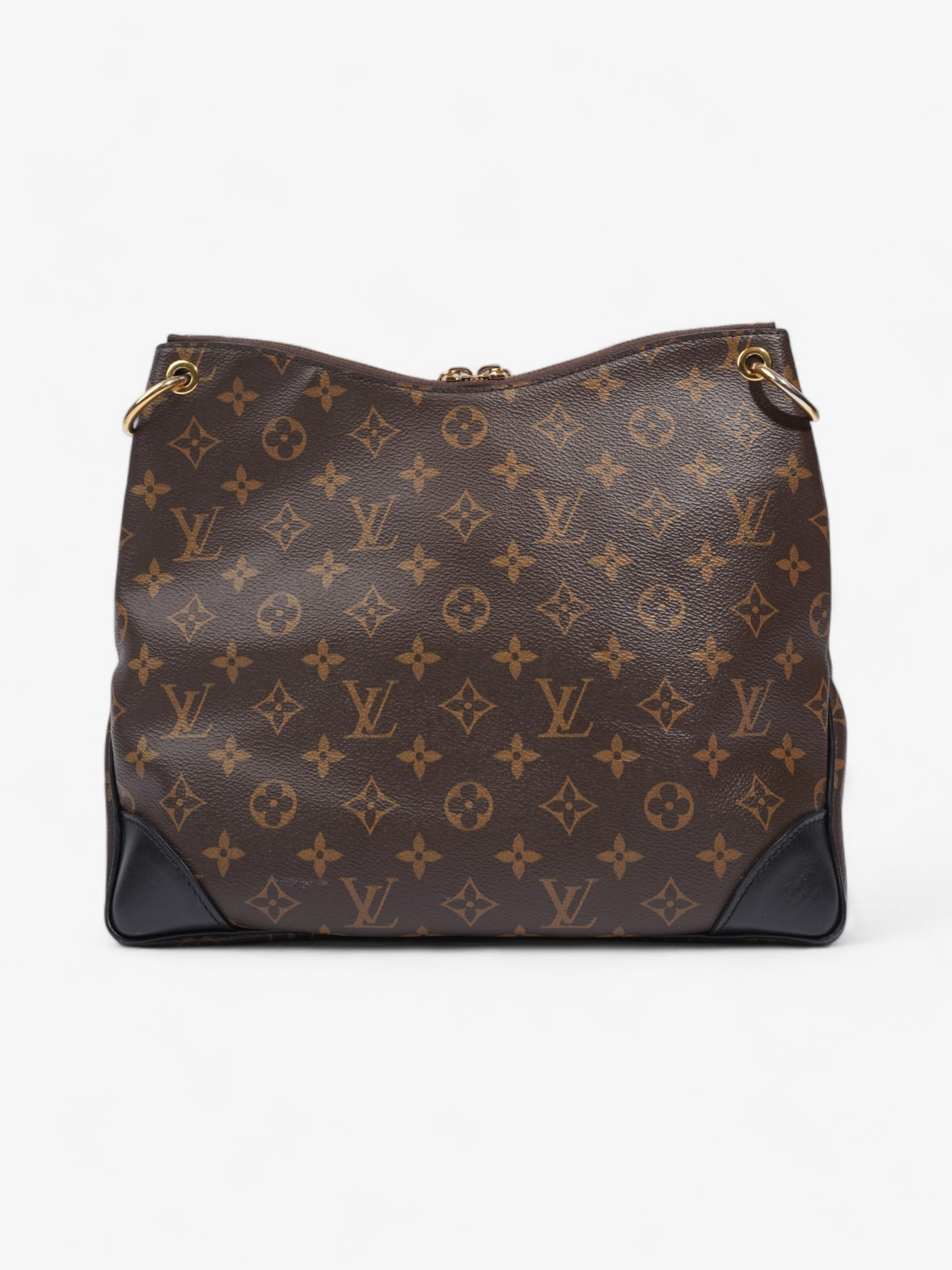 Louis Vuitton Odeon Monogram / Black Coated Canvas MM