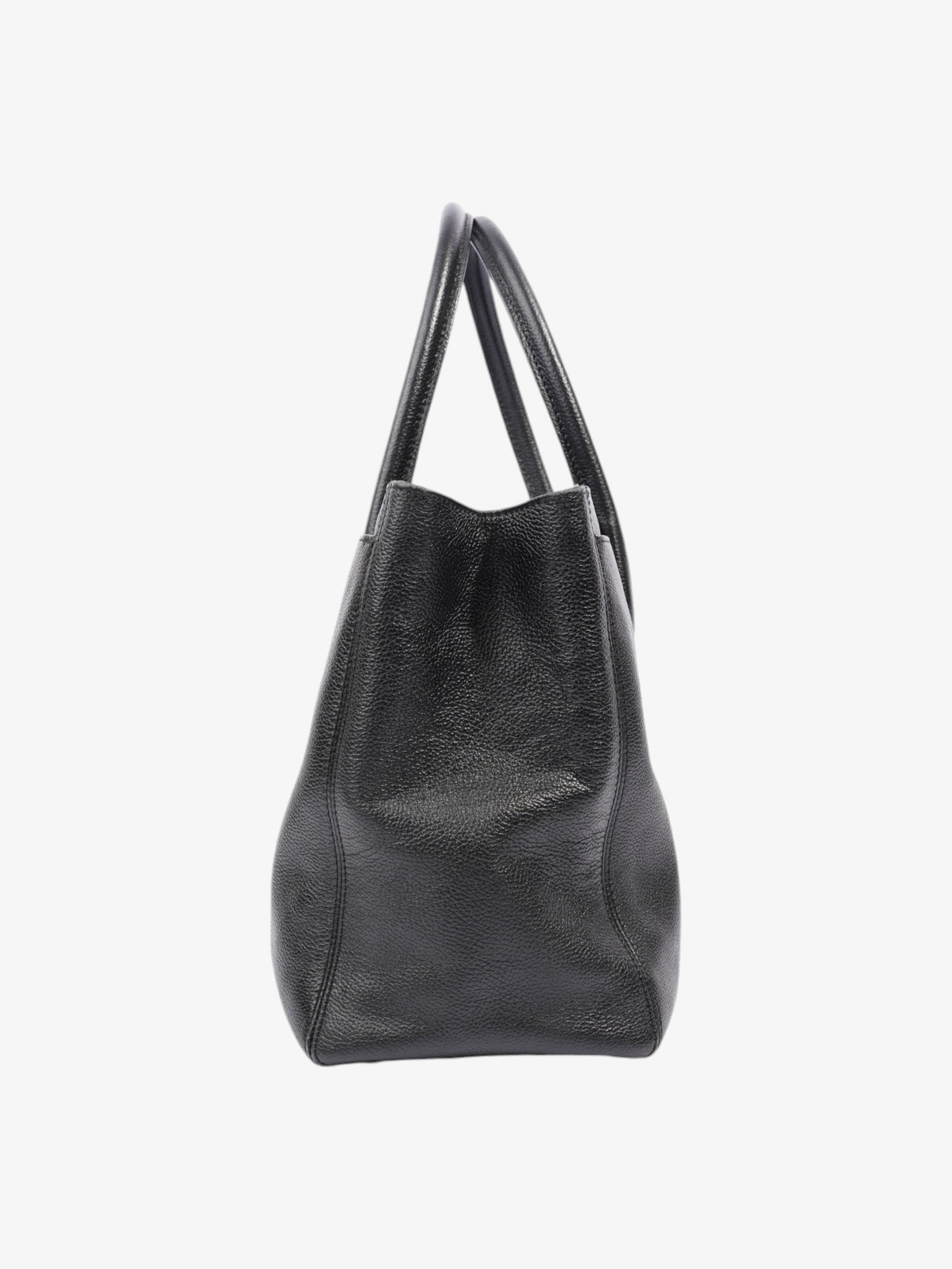 Chanel Executive Tote Bag Black Caviar Leather