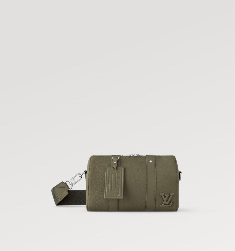 LOUIS VUITTON AEROGRAM CITY KEEPALL SHOULDER BAG-HS