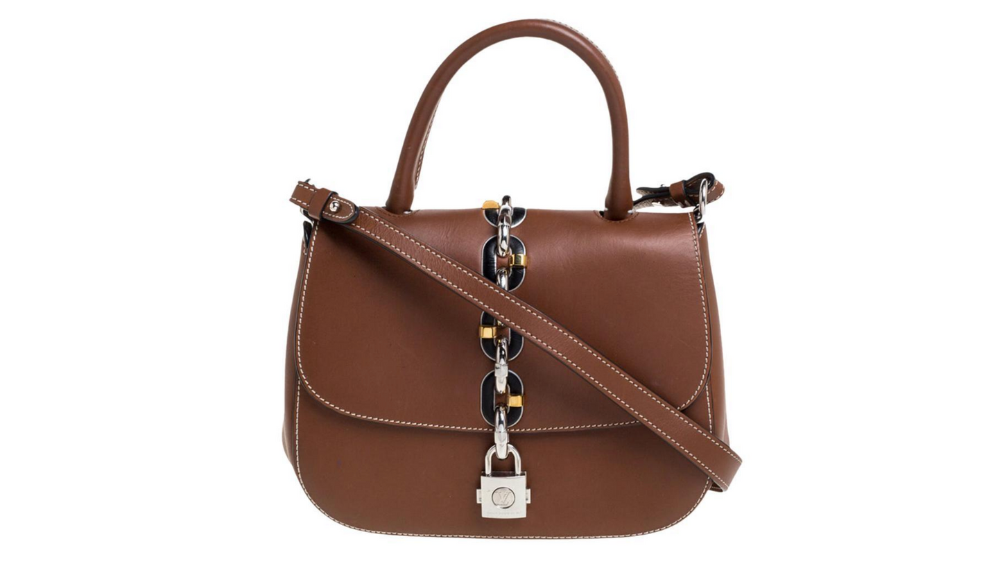  LOUIS VUITTON LEATHER CHAIN IT PM BAG