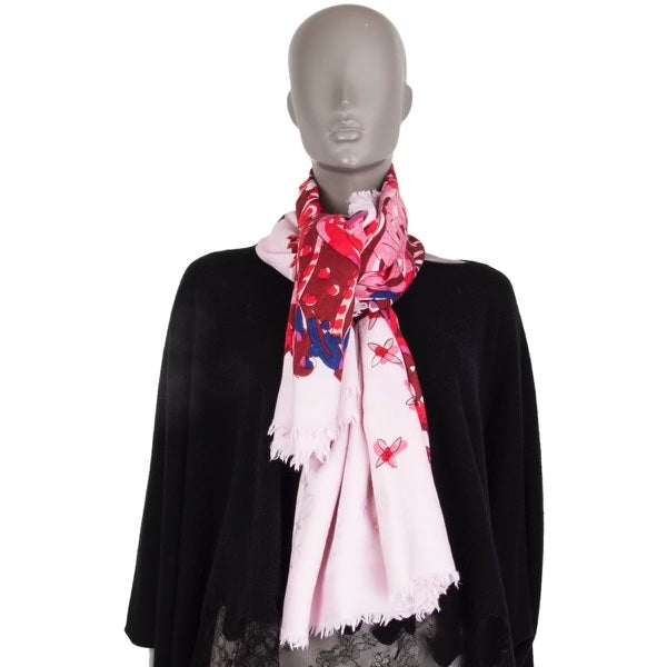 LOUIS VUITTON MONOGRAM DEVORGRAM OVERSIZED SHAWL