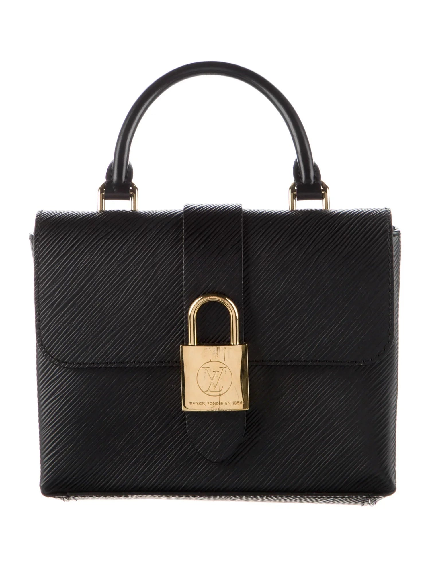 LOUIS VUITTON LEATHER LOCKY BB SHOULDER BAG