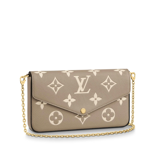 Louis Vuitton Tourterelle Empreinte Pochette Felicie Crossbody