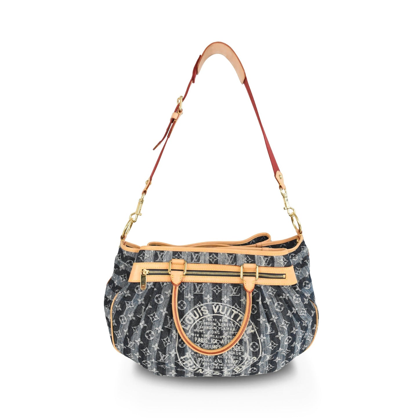 Louis Vuitton 'Porte Epaule Raye' Handbag