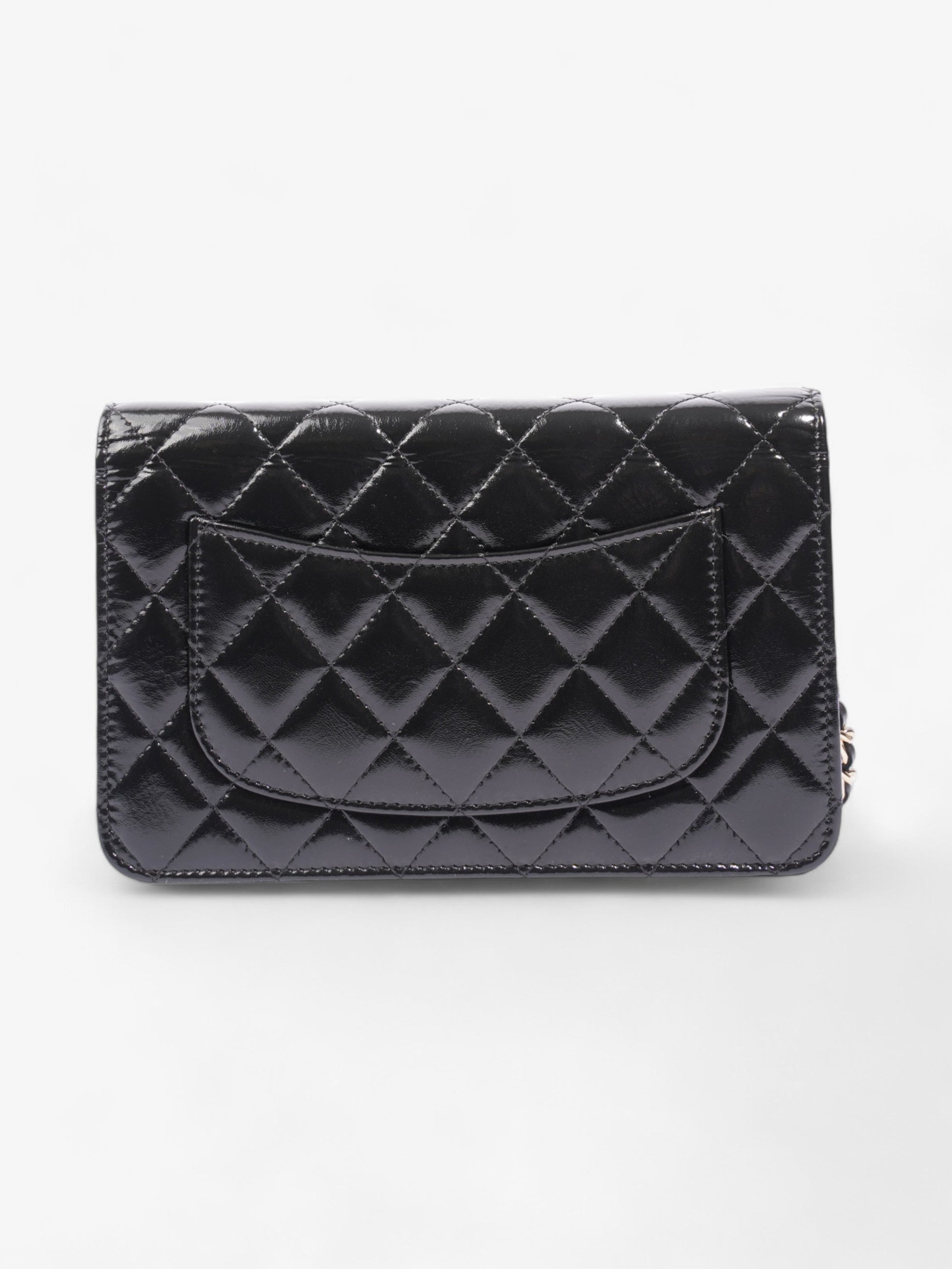 Chanel O Mini Bag Black Lambskin Leather