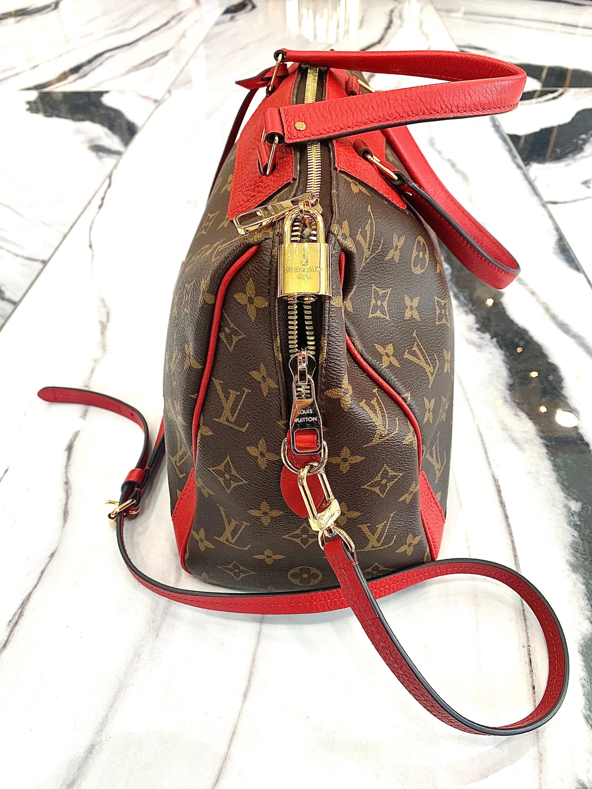 LOUIS VUITTON MONOGRAM RETIRO NM CHERRY BAG
