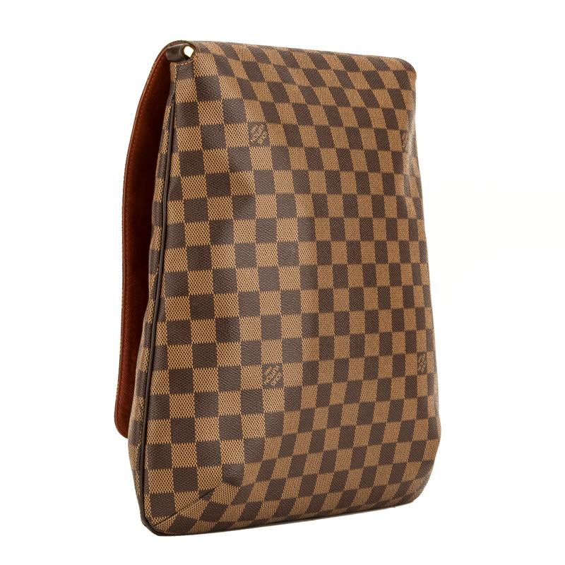  Louis Vuitton Musette Salsa GM Damier Ebene Crossbody Bag