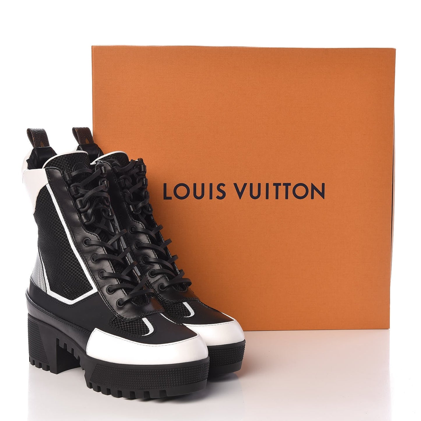 Louis Vuitton Calfskin Technical Nylon Laureate Platform Desert Boot