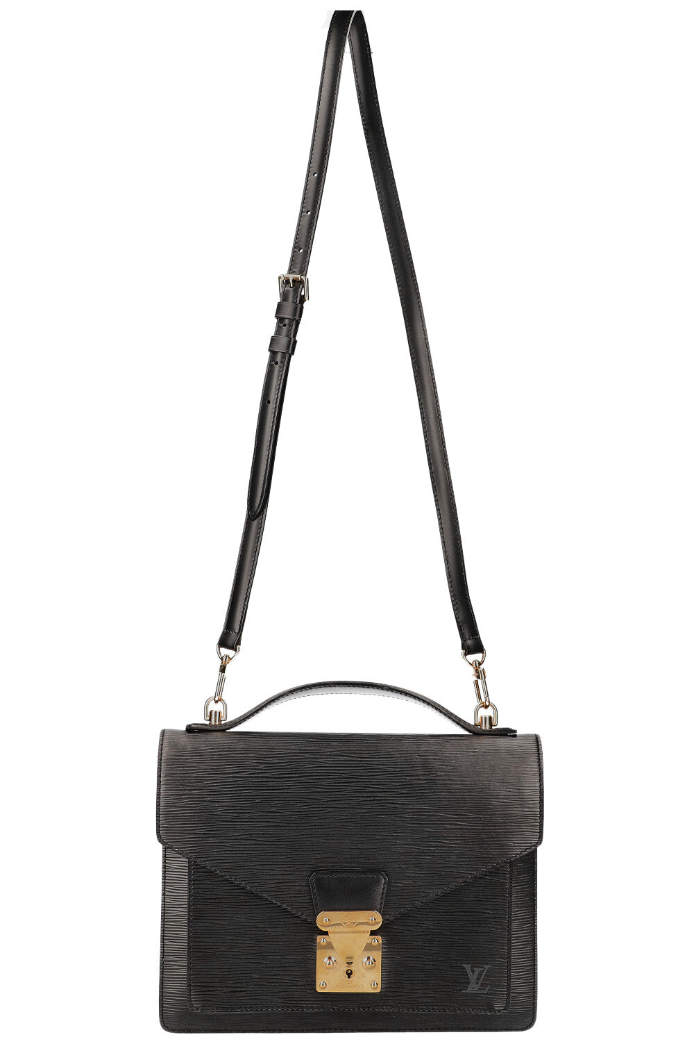 LOUIS VUITTON Monceau Epi Black