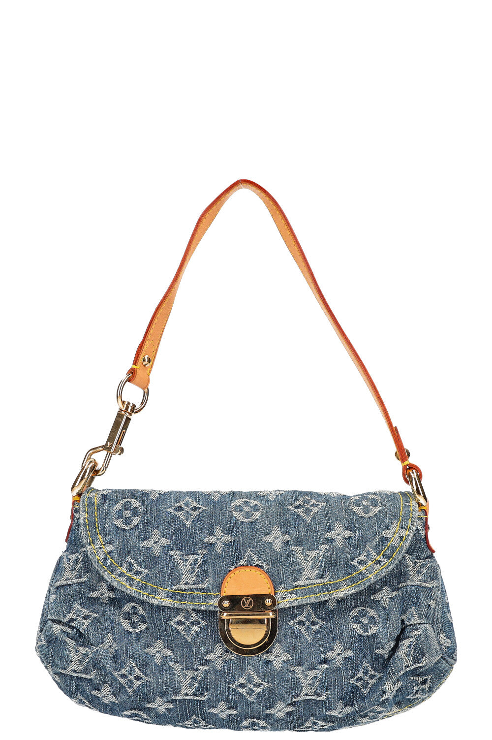 LOUIS VUITTON Mini Pleaty Bag Denim