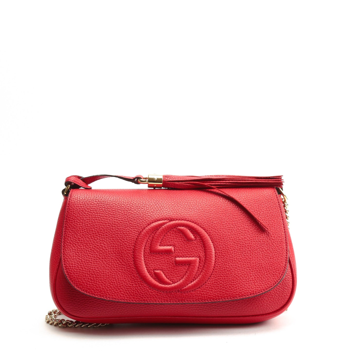 Gucci Chain Leather Shoulder Bag